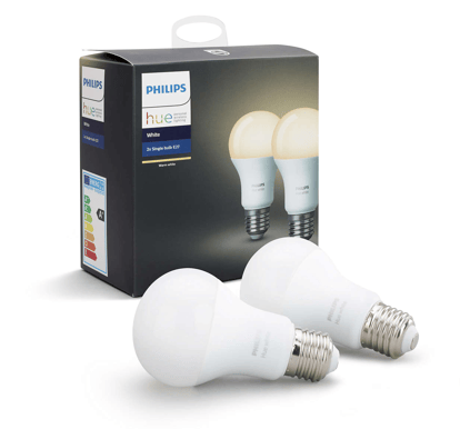 Philips Hue White E27, 2-pack