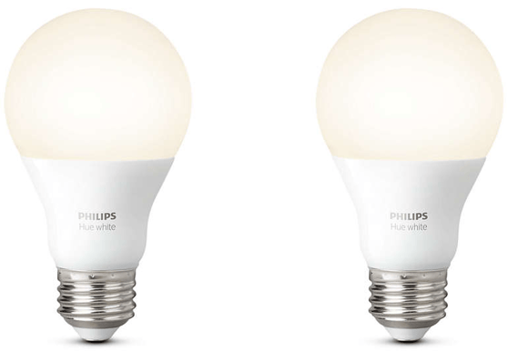 Philips Hue White E27, 2-pack