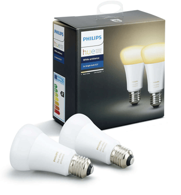 Philips Hue White Ambiance E27, 2-pack