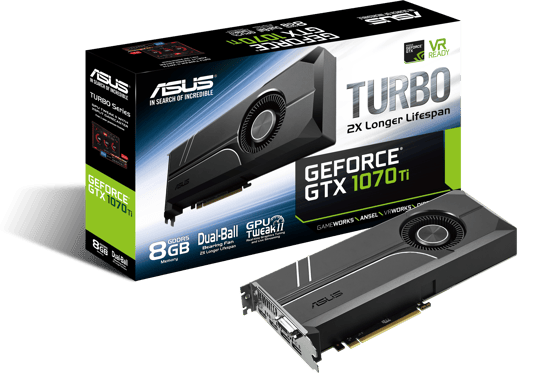ASUS GeForce GTX 1070 Ti 8GB Turbo