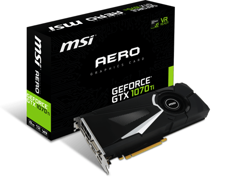 MSI GeForce GTX 1070 Ti 8GB AERO