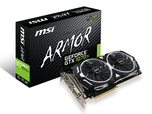 MSI GeForce GTX 1070 Ti 8GB ARMOR