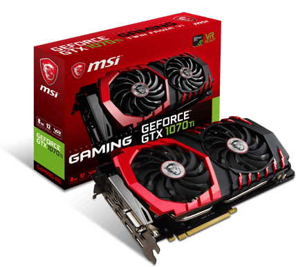 MSI GeForce GTX 1070 Ti GAMING 8G