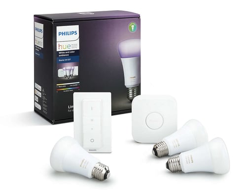 Philips Hue White & Color Ambiance Startpaket E27