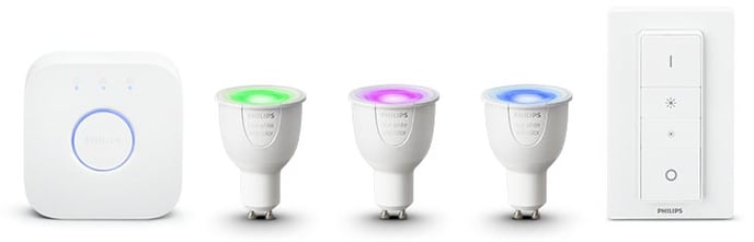 Philips Hue White & Color Ambiance Startpaket GU10