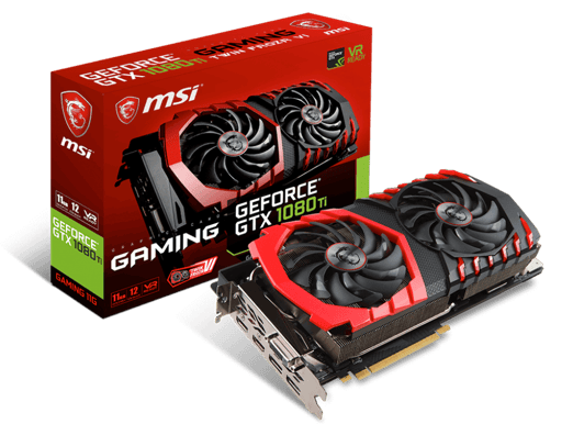 MSI GeForce GTX 1080 Ti 11GB Gaming