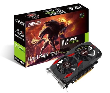 ASUS GeForce GTX 1050 Ti 4GB Cerberus Advanced