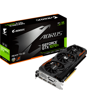Gigabyte AORUS GeForce GTX 1070 Ti 8GB