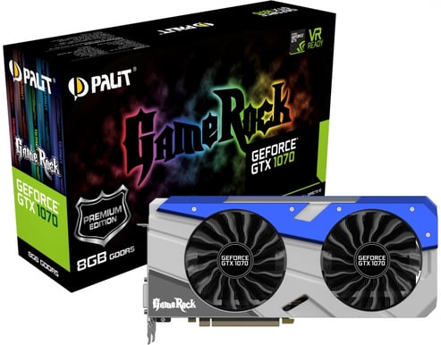 Palit GeForce GTX 1070 8GB GameRock