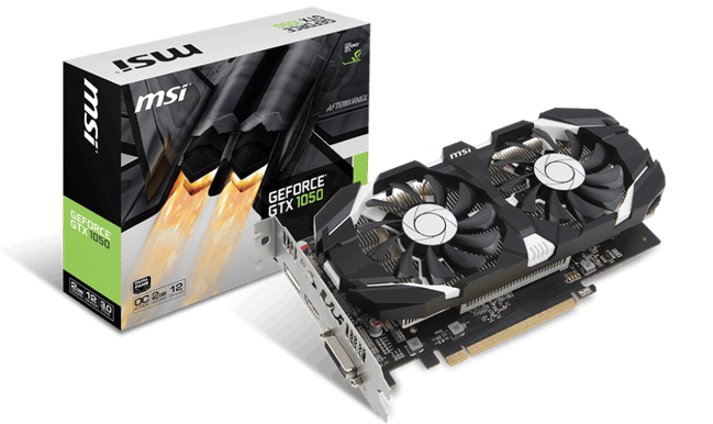 MSI GeForce GTX 1050 2GB OCV1