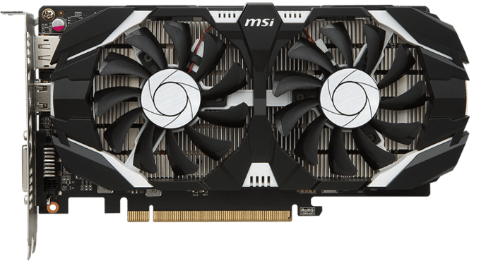 MSI GeForce GTX 1050 2GB OCV1