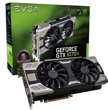 EVGA GeForce GTX 1070 Ti 8GB FTW Ultra Silent Gaming - Inet.se