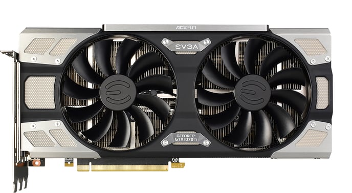 EVGA GeForce GTX 1070 Ti 8GB FTW Ultra Silent Gaming