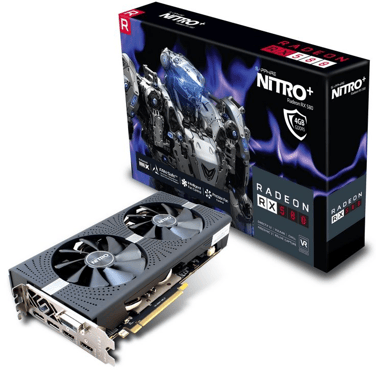 Sapphire Radeon RX 580 4GB Nitro+ (Samsung)