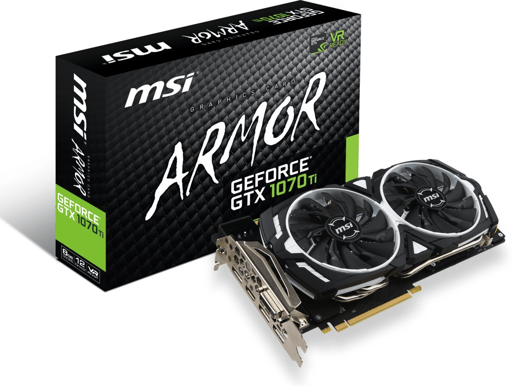 MSI GeForce GTX 1070 Ti 8GB ARMOR