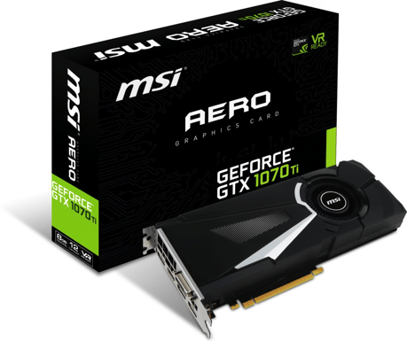 MSI GeForce GTX 1070 Ti 8GB AERO