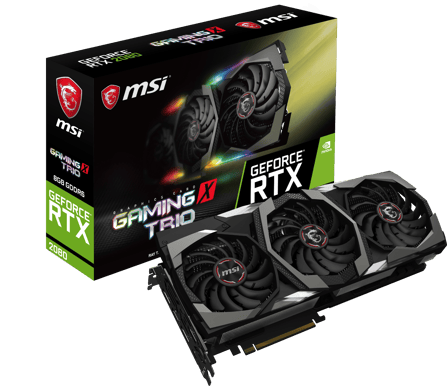 MSI GeForce RTX 2080 8GB GAMING X TRIO