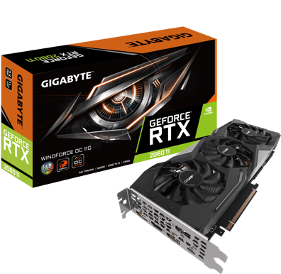 Gigabyte GeForce RTX 2080 Ti 11GB Windforce 3 OC