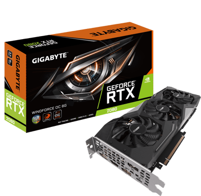 Gigabyte GeForce RTX 2080 8GB Windforce 3 OC