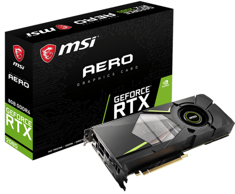 MSI GeForce RTX 2080 8GB AERO