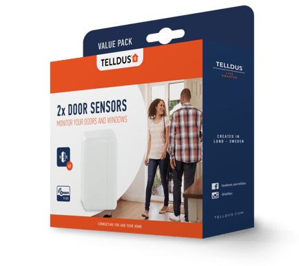 Telldus Sensorpaket, 2x Magnetsensorer