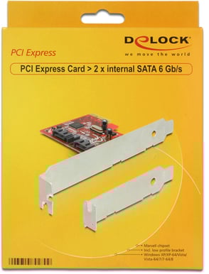 Delock PCI Express Card > 2x internal SATA 6Gb/s