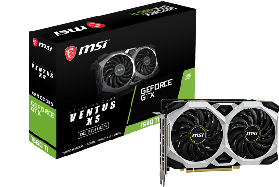 MSI GeForce GTX 1660 Ti 6GB VENTUS XS OC