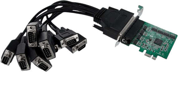 Startech PCIe RS232 seriell 8p 16950 UART