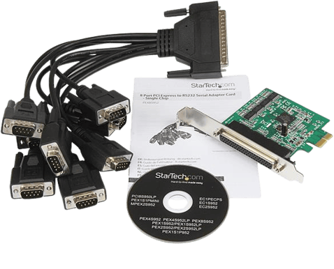 Startech PCIe RS232 seriell 8p 16950 UART