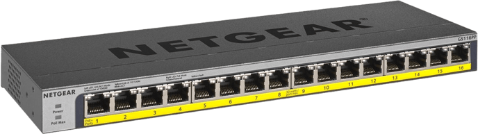 Netgear GS116PP Unmanaged PoE+