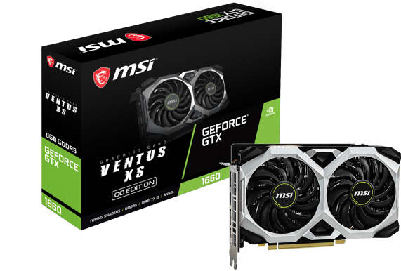 MSI GeForce GTX 1660 6GB VENTUS XS OC
