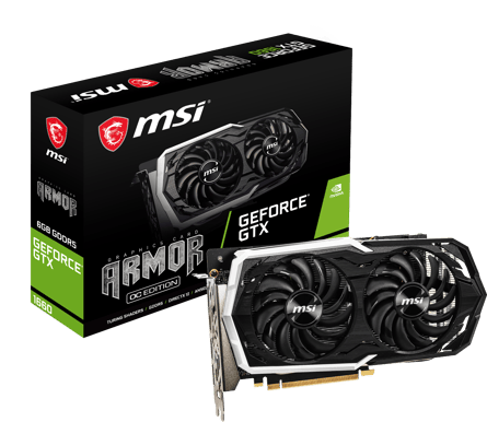 MSI GeForce GTX 1660 6GB ARMOR OC
