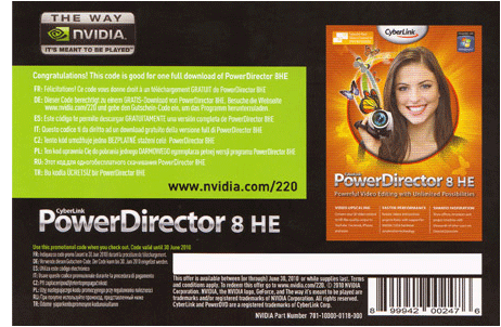 PowerDirector 8HE Kampanj GT220