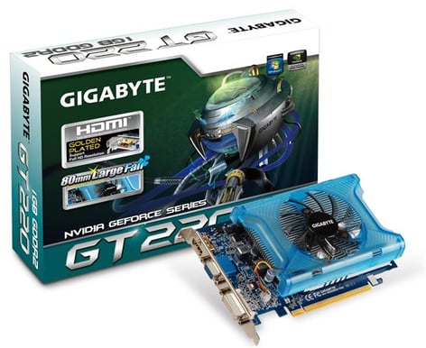 Gigabyte GeForce 220 OC 1GB UD2