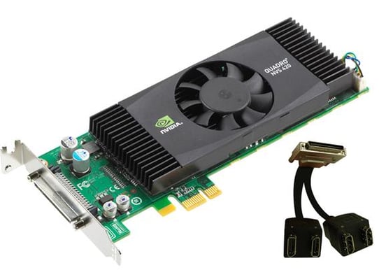 PNY Quadro NVS 420 x1LP, DP, 256MB DDR3 64-bit
