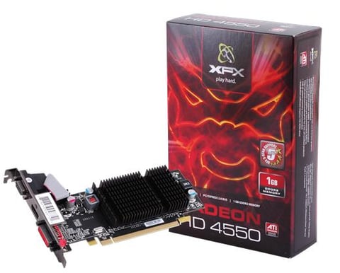 XFX Radeon HD4550 1GB Passiv kylning - Inet.se