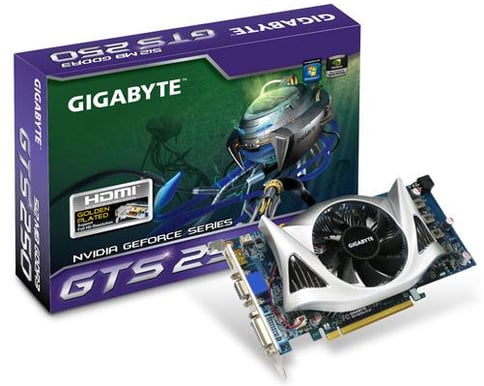 Gigabyte GeForce GTS 250 Green 512MB