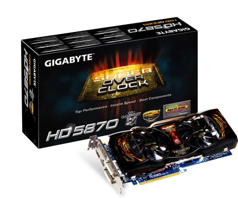 Gigabyte Radeon HD5870 SuperOverclock 1GB