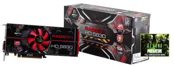 XFX Radeon HD5830 1GB inkl. AVP KAMPANJ!