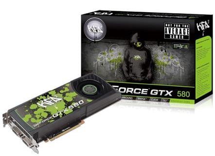 KFA2 GeForce GTX 580 1536MB