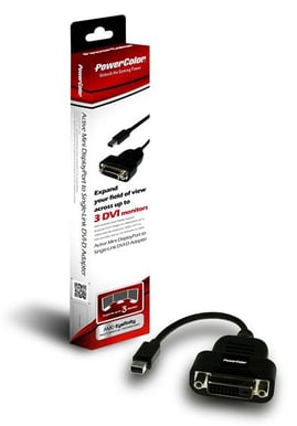 Adapter Aktiv MiniDisplayPort till DVI(single-link)
