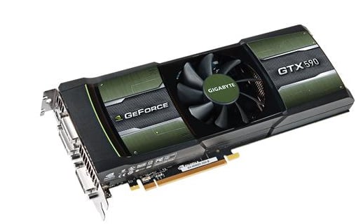 Gigabyte GeForce GTX 590 3072MB +M8000X
