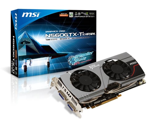 MSI GeForce GTX 560Ti 1024MB Hawk SOC