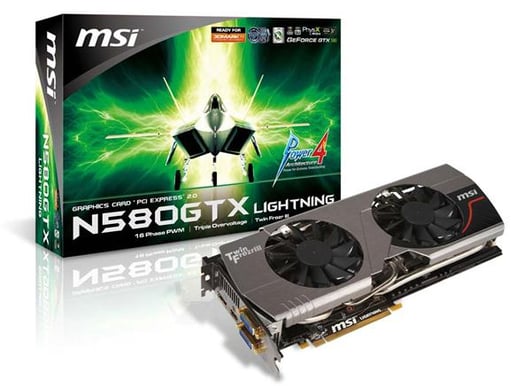 MSI GeForce GTX 580 1536MB Lightning