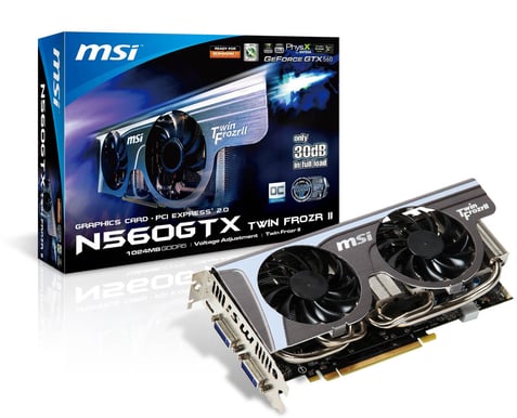 MSI GeForce GTX 560 Twin frozr2/OC 1GB
