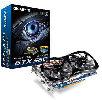 Gigabyte GeForce GTX 560 1024MB OC