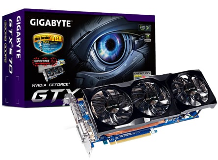Gigabyte GeForce GTX 570 1280MB Windforce Rev 2.0