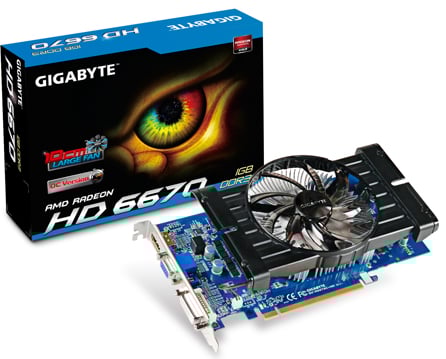Gigabyte Radeon HD6670 1024MB OC
