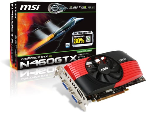 MSI GeForce GTX 460 1024MB OC