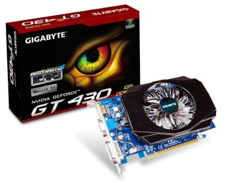 Gigabyte GeForce GT430 1024MB OC